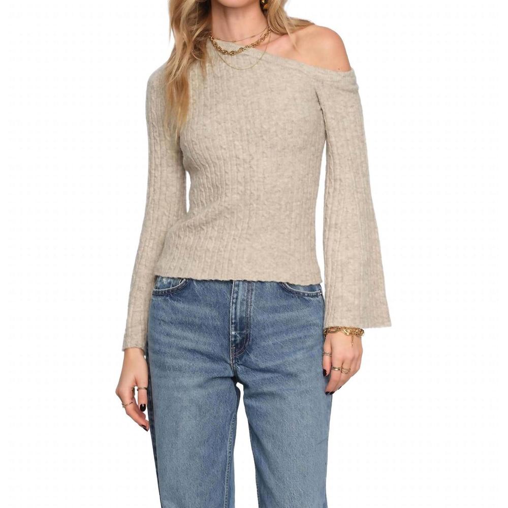 NEW HEARTLOOM miya sweater in oat